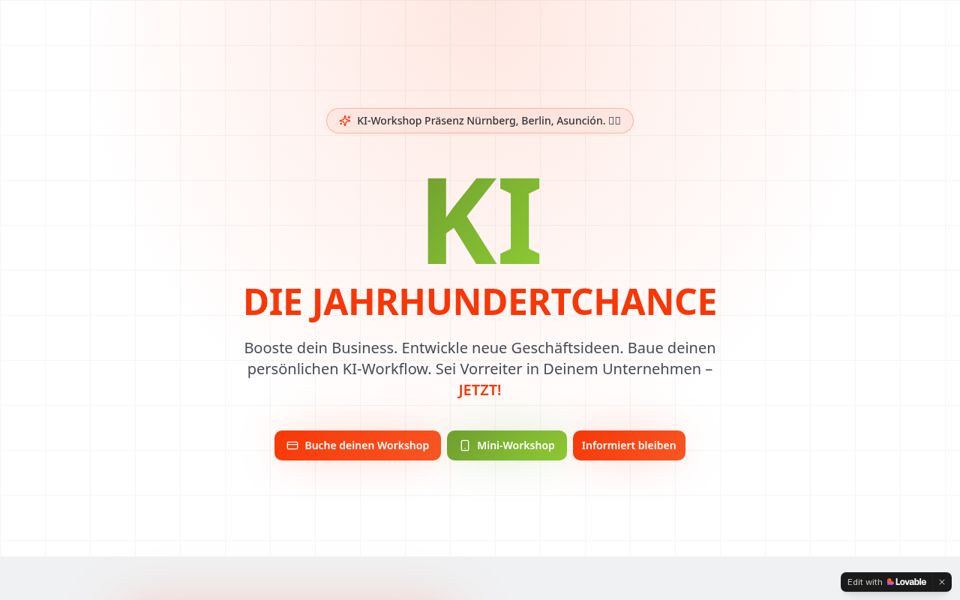 KI Workshop — Screenshot