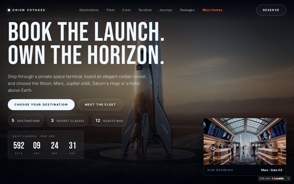 Orion Voyager — Screenshot